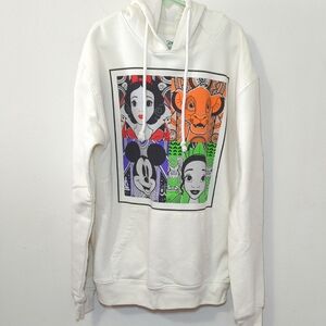 Disney 100 Hoodie Snow White Simba Mickey Mouse Princess Tiana Adult Size XS